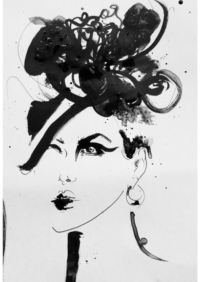 Arty Face Just because Card 11666 created by Laura Tomasello