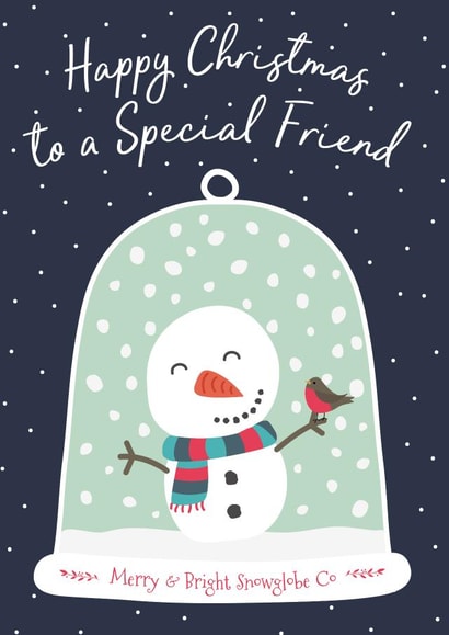 friend xmas Christmas Card 3838 created by Wink Design - Michelle Roberts