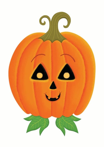 Halloween Pumpkin Card 34054 created by Chris Embleton-Hall Illustration