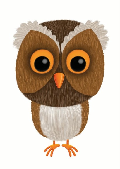 Halloween Owl Card 34055 created by Chris Embleton-Hall Illustration