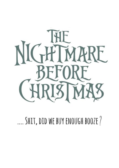 xmas booze Christmas Card 10923 created by Flamingo Lingo by Jenny