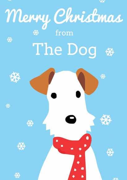 Animal Illustration Christmas Card 11105 created by Forever Foxed