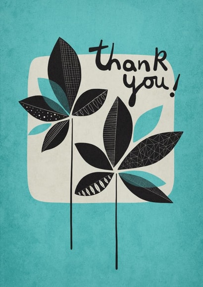 thank you Thank You Card 4436 created by LATTE DESIGN