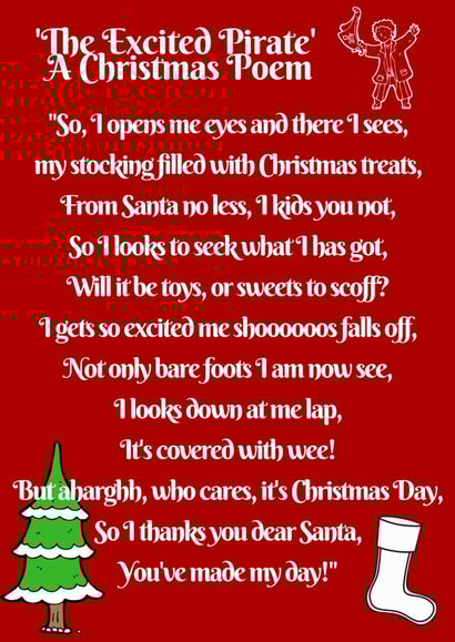 christmas poem Card 29803 created by Rob M Fuller