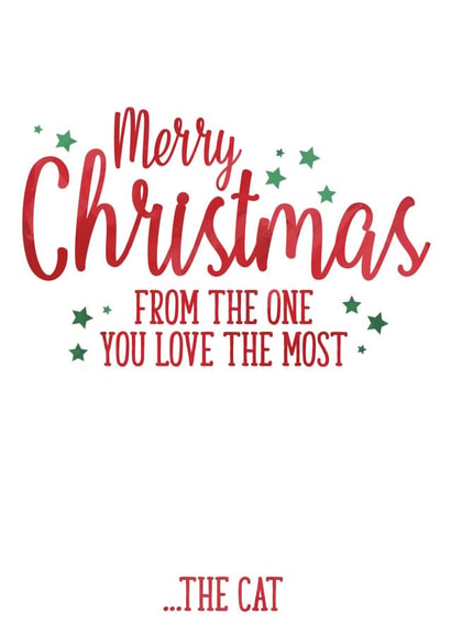 funny typography Christmas Card 3938 created by Ruby Wren Designs