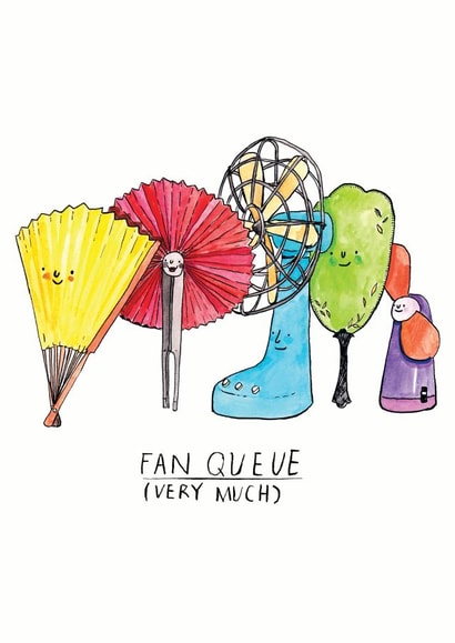 cute funny Thank You Card 5514 created by Jelly Armchair