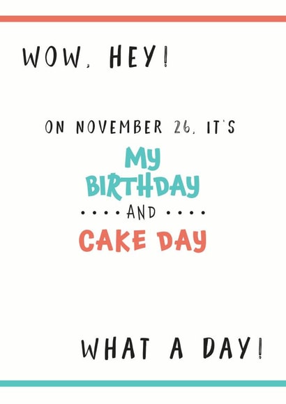 november 26 Card 27316 created by Need A Holiday?