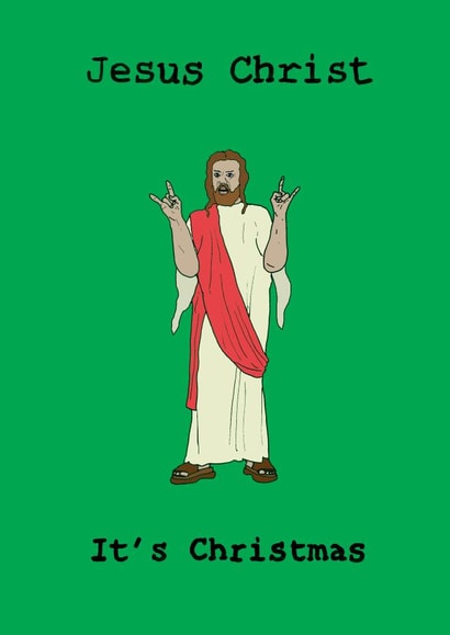 Jesus Christ Christmas Card 28146 created by S.Y.T.O.