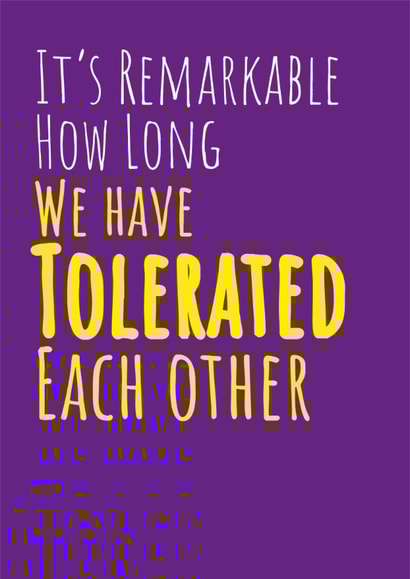 Anniversary? Sibling? Work Colleague? This card suits many created by Yeti Design