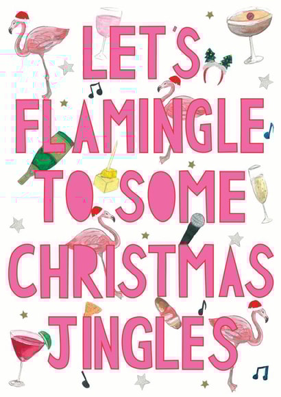 flamingo funny Card 33722 created by Miss Bespoke Papercuts