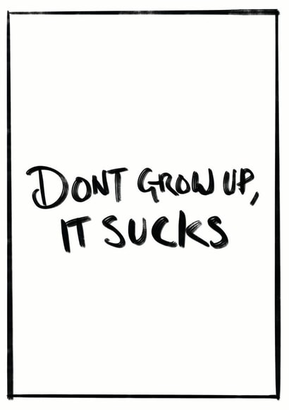 Funny type Birthday Card 34215 created by Mucky Duck Studio