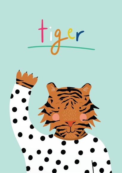 tiger cat Card 28445 created by Hannah Stevens