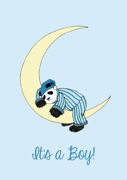 panda baby Card 23262 created by Karen Vaughan