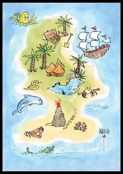 Treasure Island created by Sally Taylor