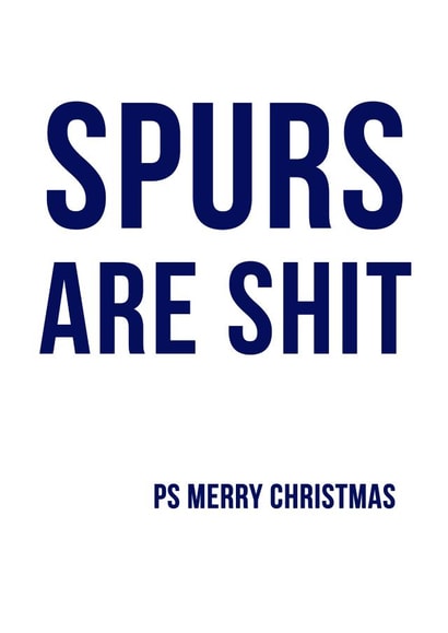 xmas spurs Christmas Card 11161 created by Offside Cards
