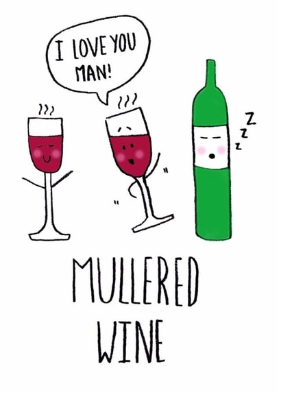 mulled wine Christmas Card 28891 created by Everdoodle