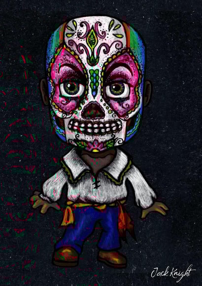 Halloween Dia Card 25903 created by Jack Knight