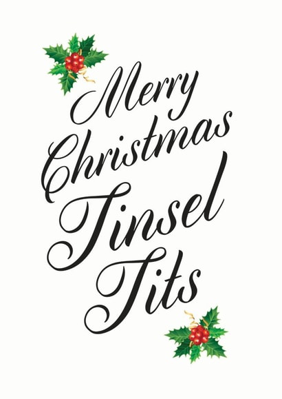 merry xmas Christmas Card 11898 created by Holy Flaps