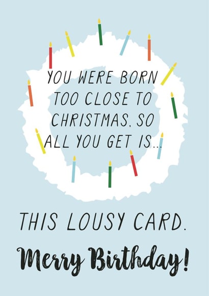 funny unisex Birthday Card 7580 created by Chelsey Adams