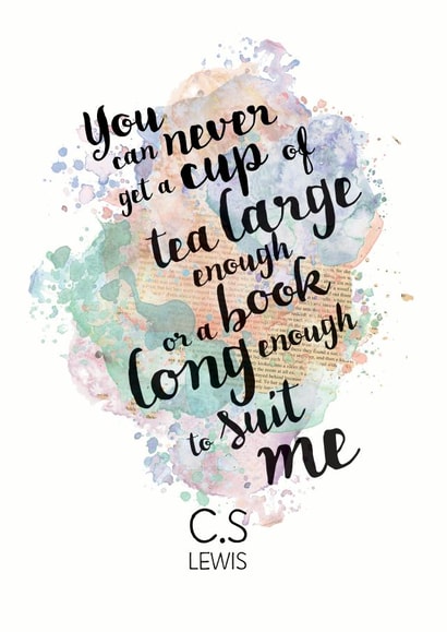 birthday tea Birthday Card 5459 created by Bookishly