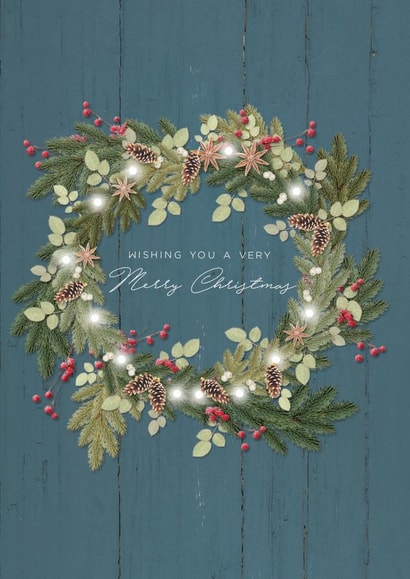country rustic Christmas Card 2430 created by Lucy Ledger