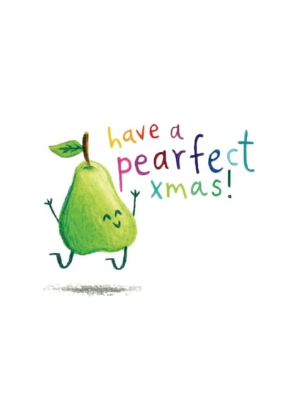 pear pearfect Christmas Card 27207 created by Odd Socks