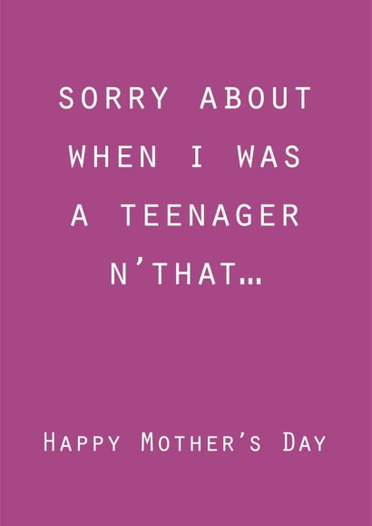 love sorry Mothers Day Card 32292 created by Phil Tessier