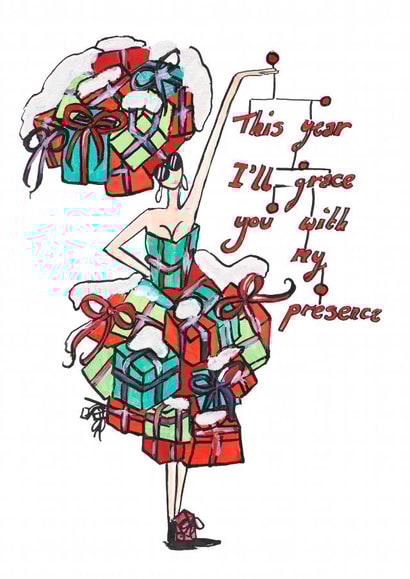 Christmas Cards Card 34416 created by Charlotte Posner