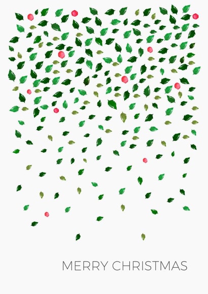 Marry Christmas Holly Leaves created by Tiny Steps