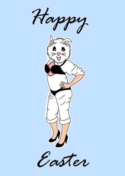 easter bunny Card 34465 created by Interrobang Art