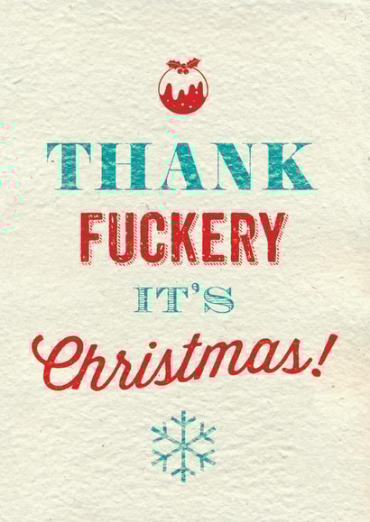 Xmas Festive Christmas Card 34487 created by Brainbox Candy