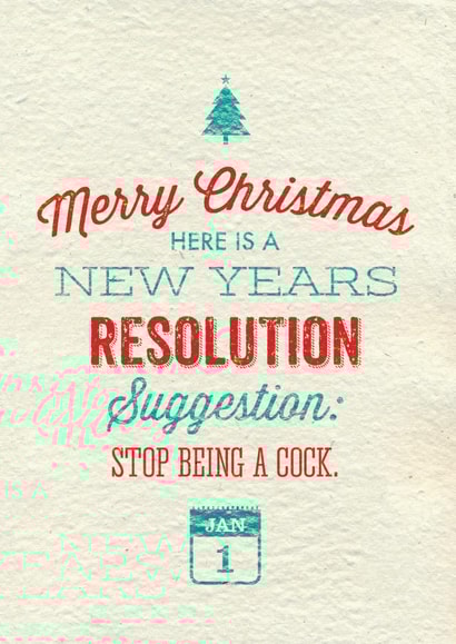 Merry xmas Christmas Card 12114 created by Brainbox Candy