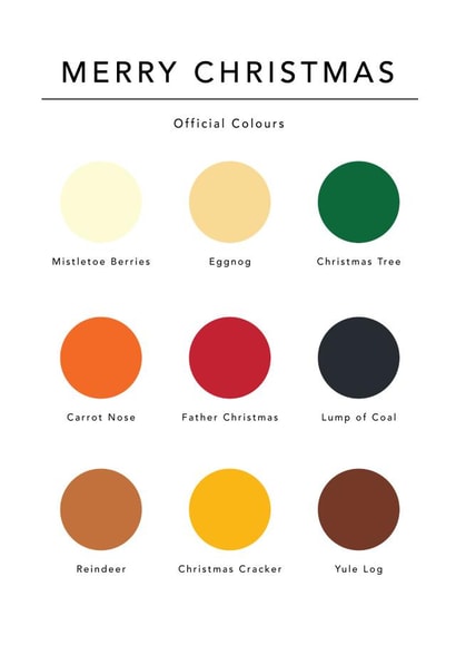 christmas colours Card 31891 created by Simple Sheep Design