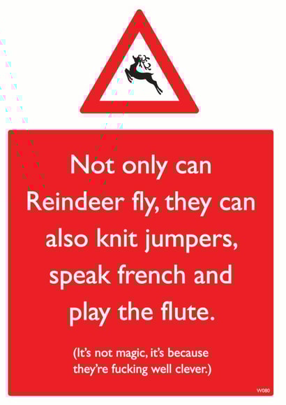 xmas festive Christmas Card 12117 created by Brainbox Candy