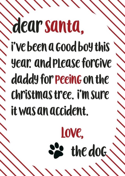 dear santa Christmas Card 7584 created by Chelsey Adams