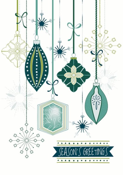 season greetings Christmas Card 11998 created by Gill Eggleston