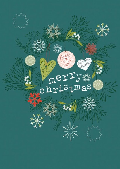 Adult Contemporary Christmas Card 34288 created by Gill Eggleston