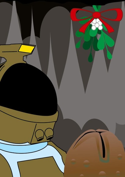 Christmas alien Card 34608 created by Colin Davies