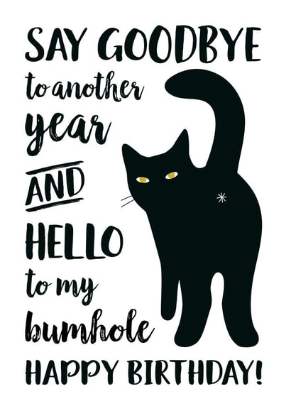 Hello Bumhole Birthday created by Chelsey Adams