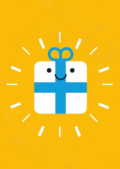 present christmas Card 28258 created by Tom Langton