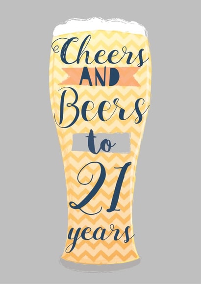 21 Age Birthday Card 10285 created by Paper Yay