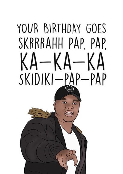 big shaq Birthday Card 10029 created by Hey Huns It's Nicole