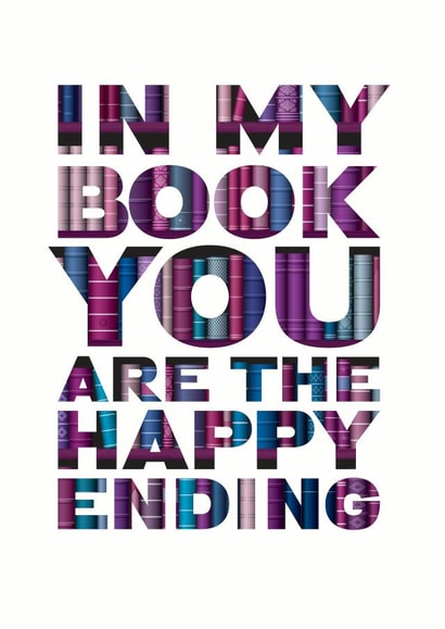 Happy Ending Valentines Day Card created by Fatchair Print