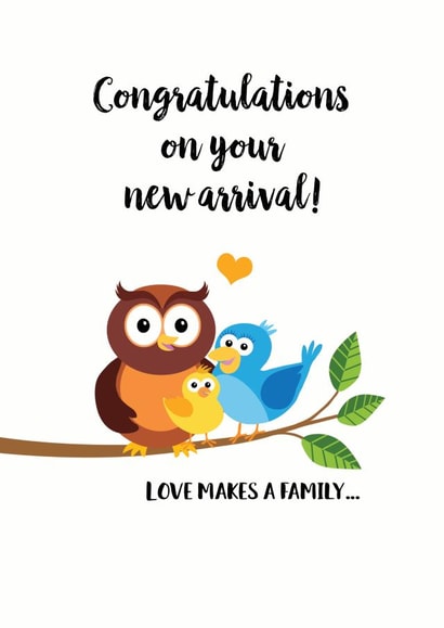Adoption New New Baby Card 12326 created by Philippa H