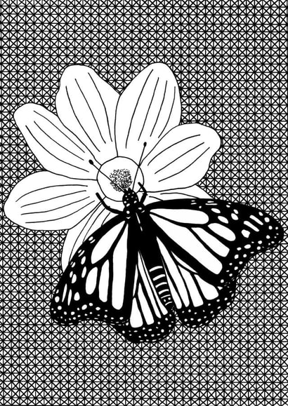 butterfly animal Card 35135 created by Kate Priestman Art