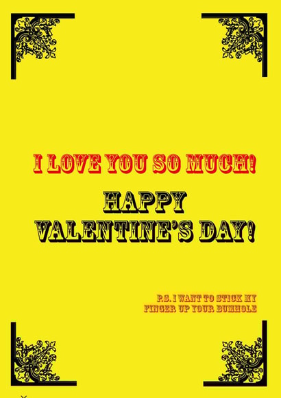Male Female Valentines Day Card 35365 created by yourmum cards