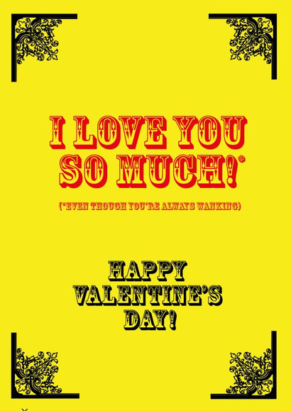 rude wanking Valentines Day Card 35366 created by yourmum cards