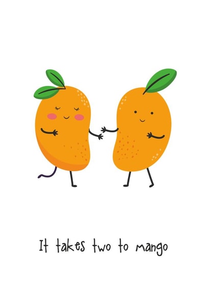 husband wife Valentines Day Card 26646 created by Ink & Ocean