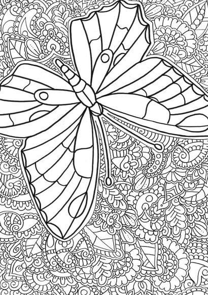 butterfly insect Card 35158 created by Rebecca Sørensen