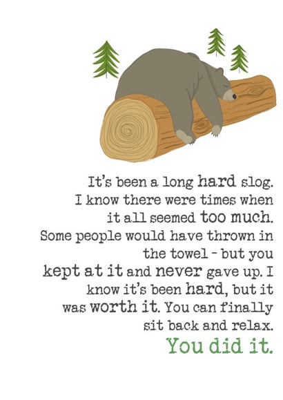 You did it created by Dandelion Stationery